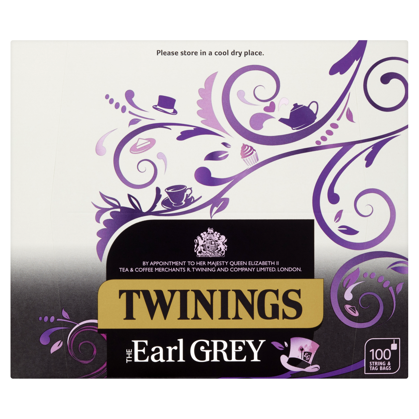 Twin Earl Grey Tag 6x100