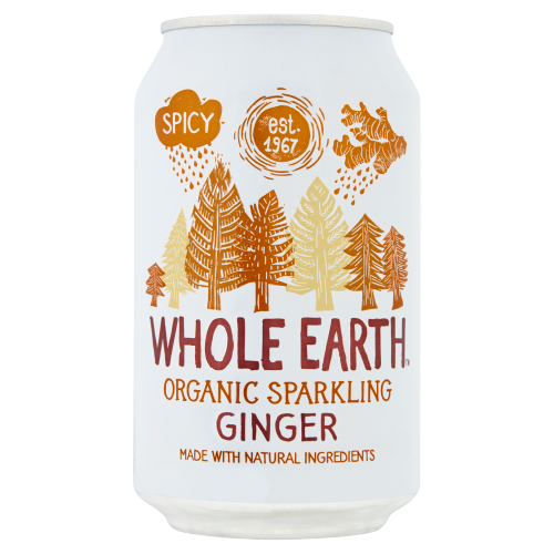 Whole Earth Organic Sparkling Ginger 330ml