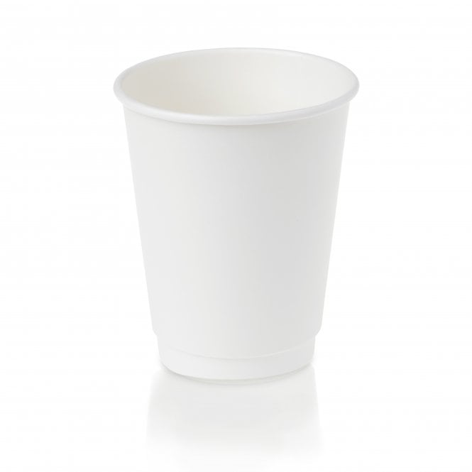 GBK White 12oz Double Wall Paper Cup 20x25 N