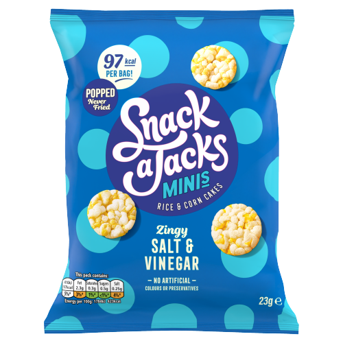 Snack a Jacks Sour Cream & Chive Rice Cakes Crisps 23g