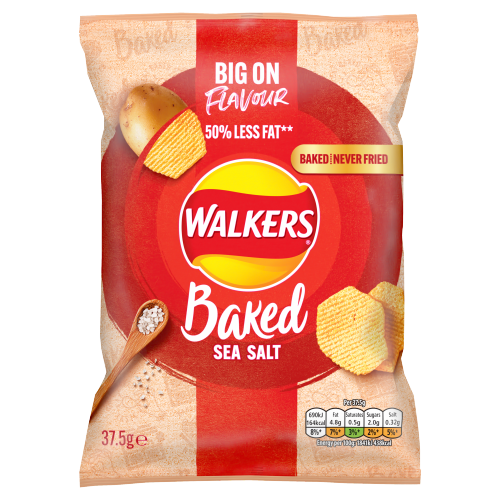 Walkers Baked Ready Salted x32 (37.5g)