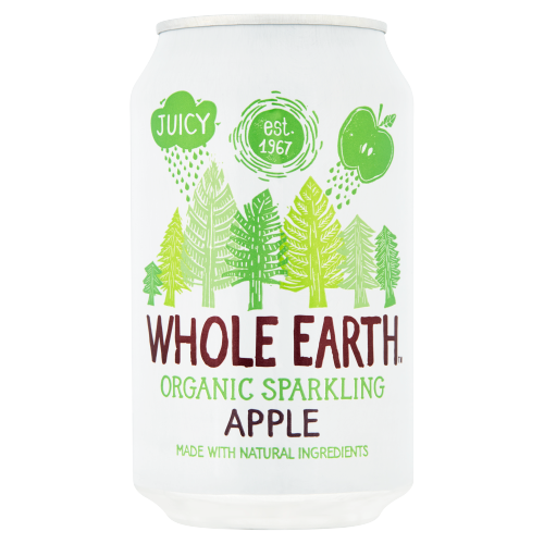 Whole Earth Organic Sparkling Apple 330ml