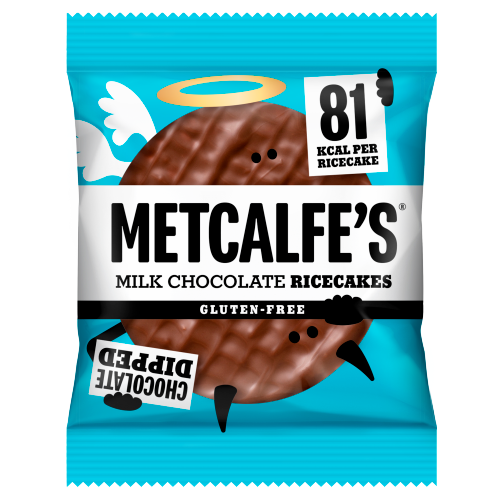 Metcalfe's Ricecakes Milk Chocolate 34g