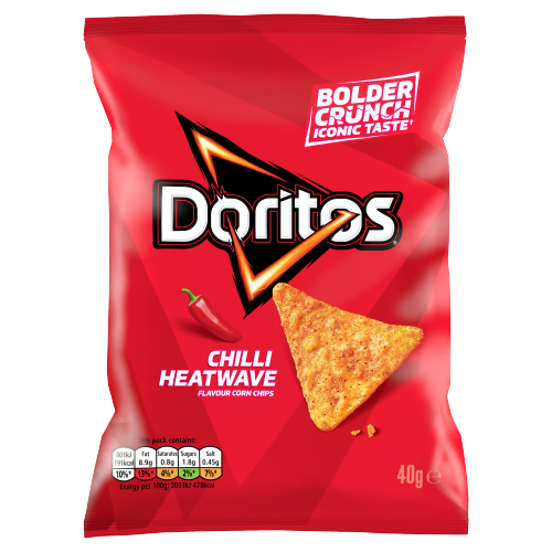Doritos Corn Chips Chilli Heatwave 40g
