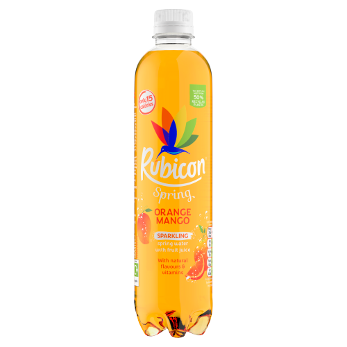 Barrs Rubicon Spring Orange & Mango Bottle 12x500ml