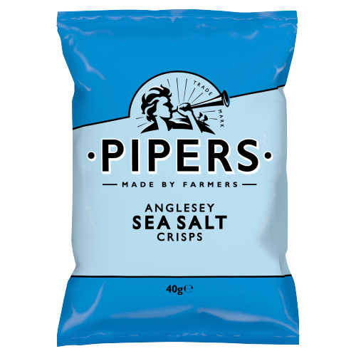 Pipers Anglesey Sea Salt Crisps 40g