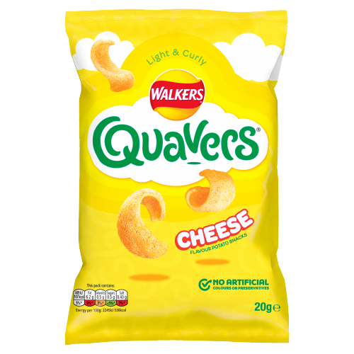 Walkers Quavers Cheese Snacks 20g