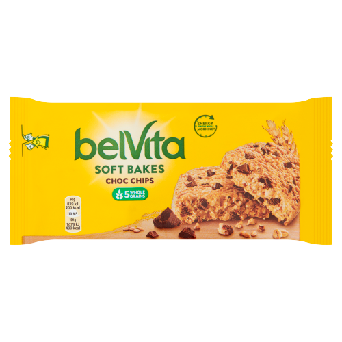 Belvita Breakfast Biscuits Soft Bakes Choc Chips 50g