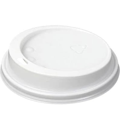 GKB PS Lid 80mm White for 9 oz Cups 20x50 (1000)