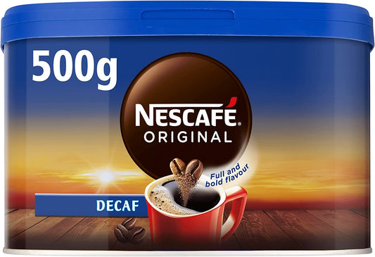 Nescafe Gold Blend Decaffeinated Instant Coffee Tin 6x500g