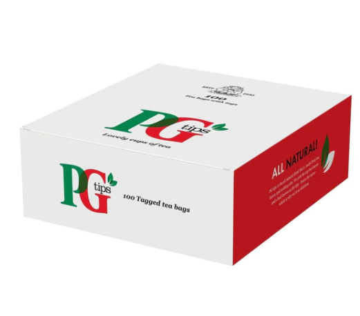 PG Tips One Cup Tagged Tea 12x100's (12x250g)