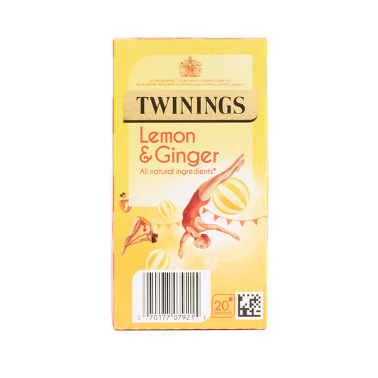 Twinings Lemon and Ginger Envelope Teabag 12x20