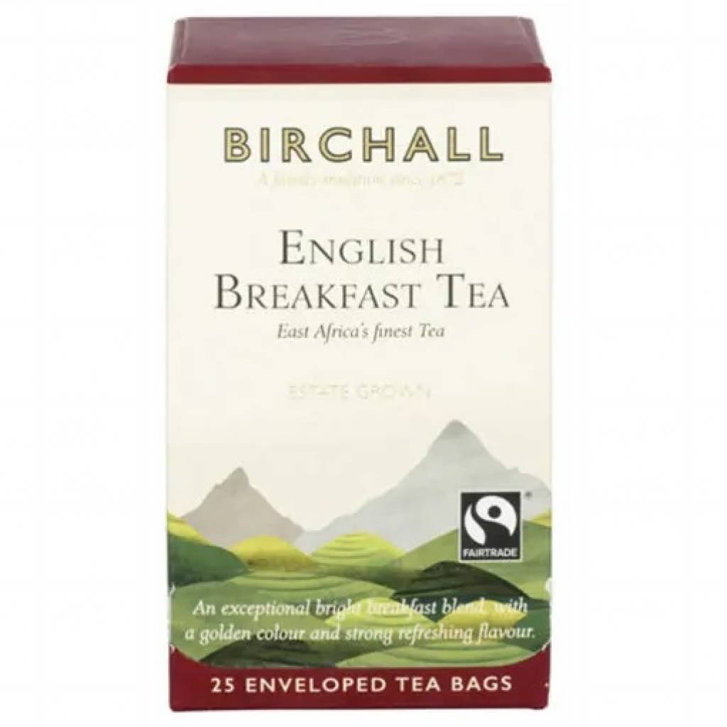 Birchalls English Breakfast Blend Enveloped Tea Bags 6x25