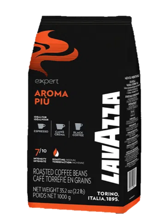 Lavazza Aroma Piu Espresso Beans 6x1kg
