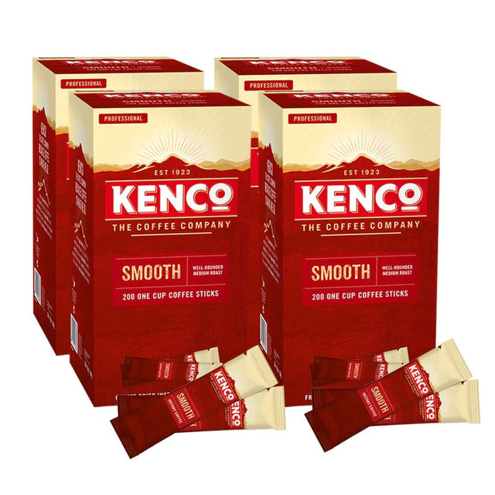 Kenco Smooth Freeze Dried Instant Coffee Sticks 4x200