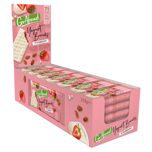 Go Ahead Yogurt Breaks Strawberry Biscuit Snack Bar 35.5g