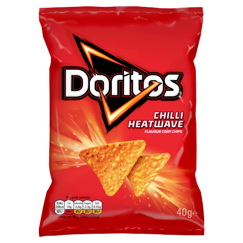 Doritos Corn Chips Chilli Heatwave 40g