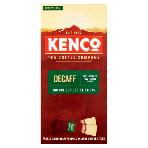 Kenco Decaffeinated Freeze Dried Instant Coffee Sticks 4x200