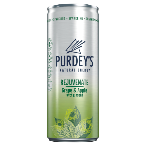 PURDEY'S Natural Energy Rejuvenate Grape & Apple with Ginseng 250ml