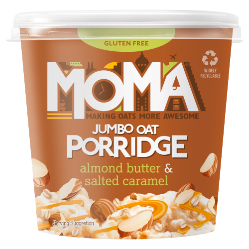 MOMA Almond Butter & Salted Caramel Dairy Free Porridge 55g