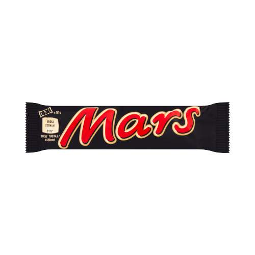 Mars Bar (48 x 51g) - allergen update 08/23