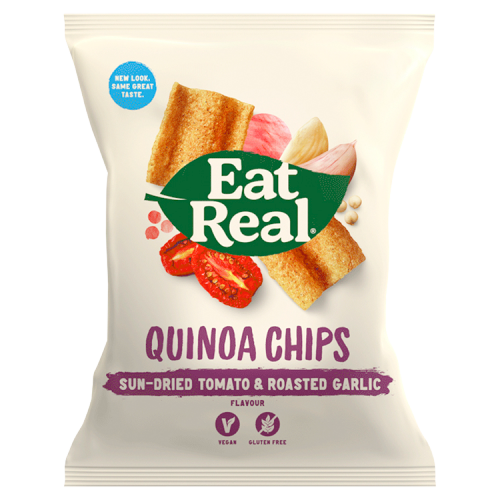 Eat Real Quinoa Chips Sun-Dried Tomato & Roasted Garlic Flavour 30g