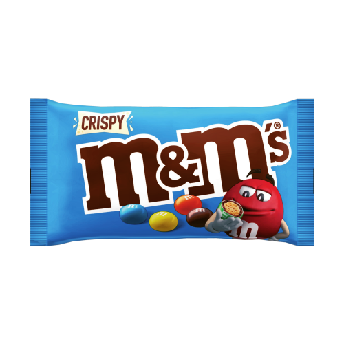 M&M's Crispy Pieces & Milk Chocolate Bag 36g