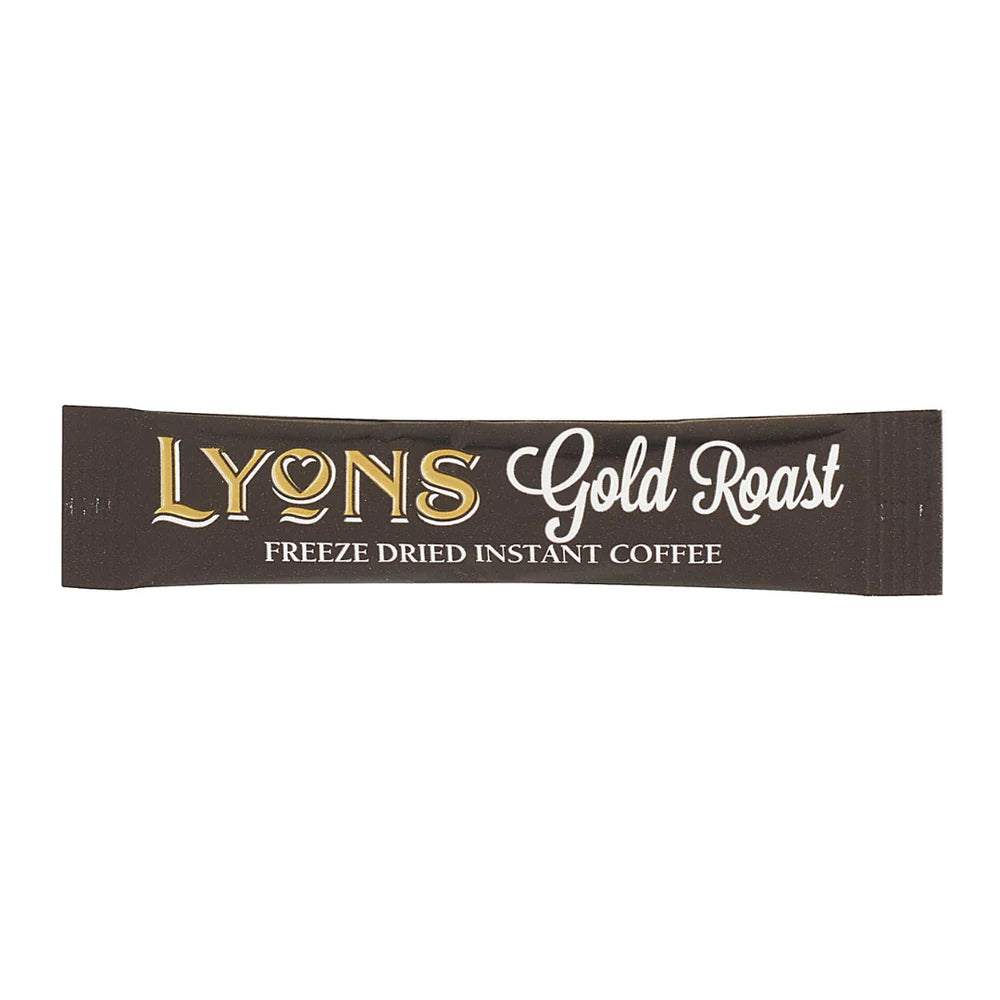 Lyons Gold Roast Decaffeinated Coffee Sticks 500x1.5g