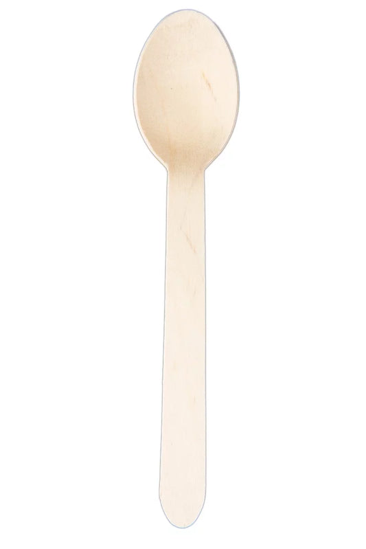 Biodegradable Wooden Tea Spoons 10x100