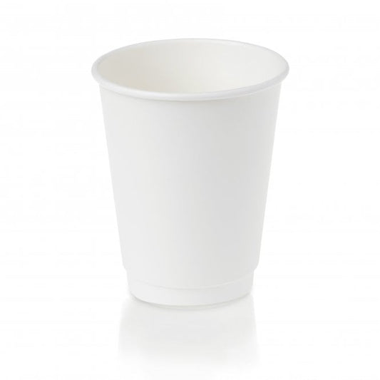 GBK White 12oz Double Wall  Paper Cup 20x25 N